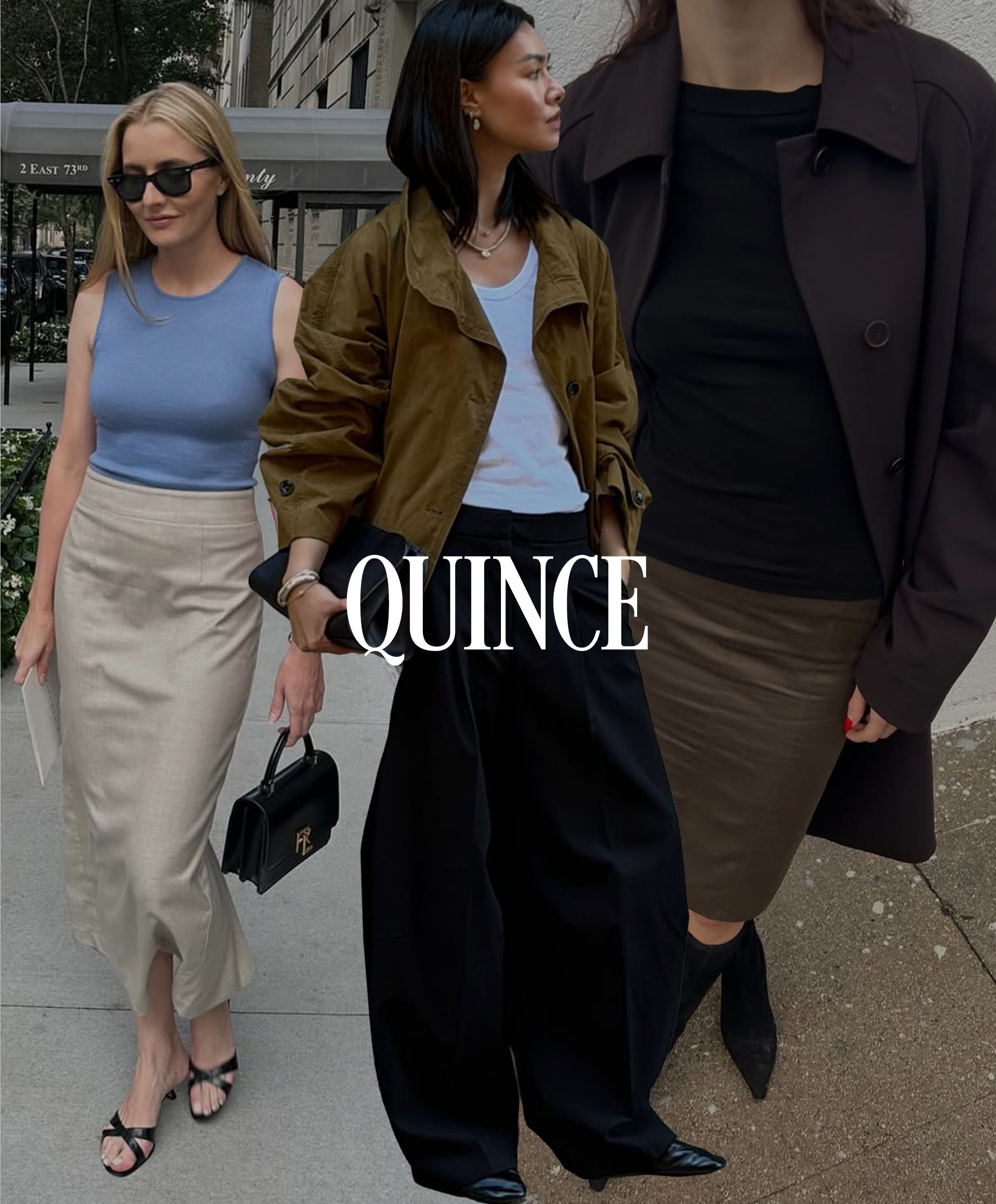 Collage of Women Wearing Spring Outfits