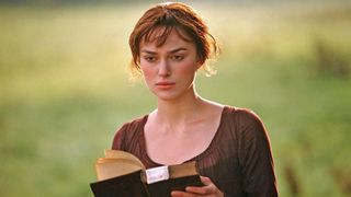 PRIDE AND PREJUDICE 2005 Focus Features film with Keira Knightley as Elizabeth Bennett
