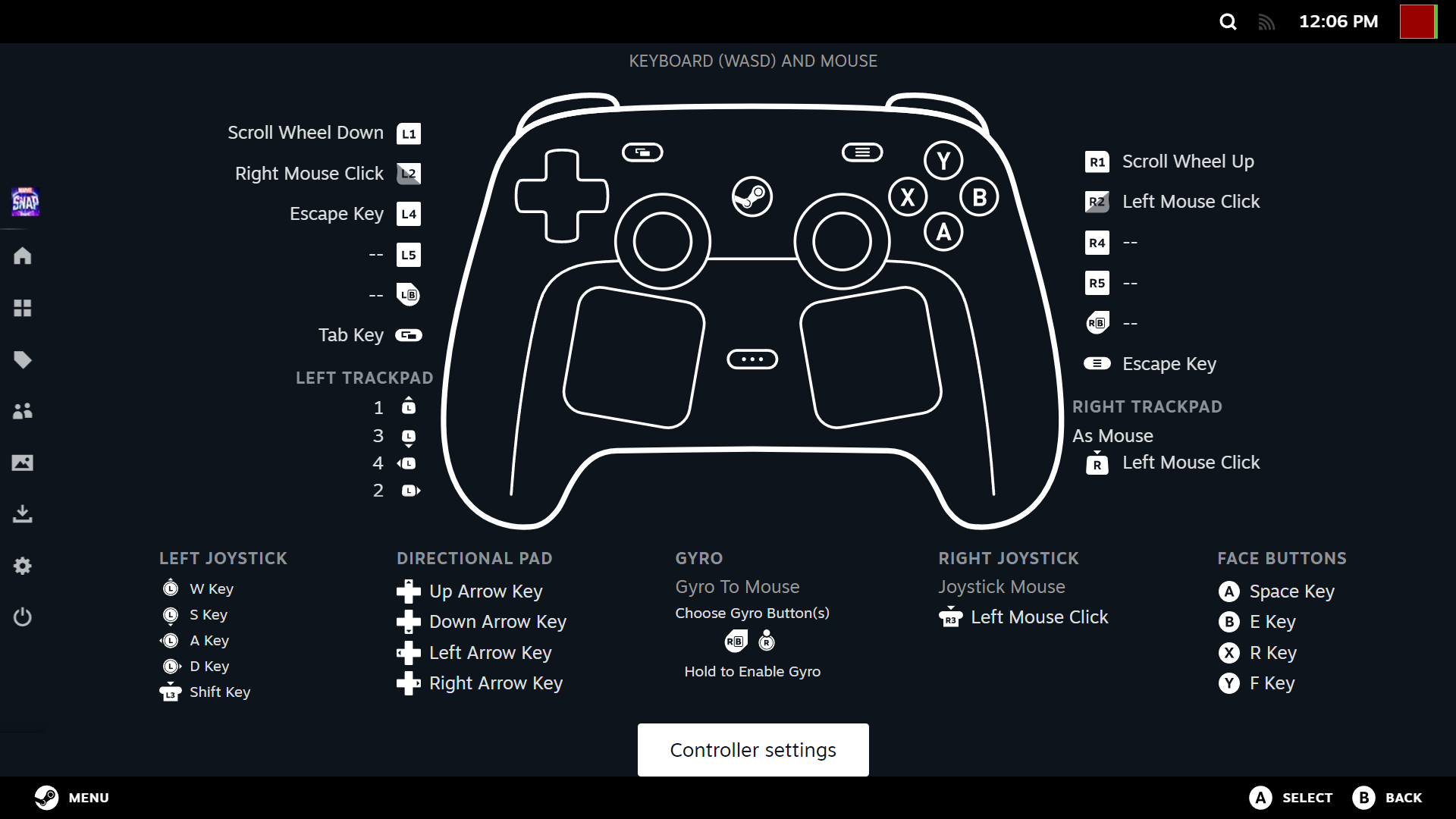Valve Steam Controller