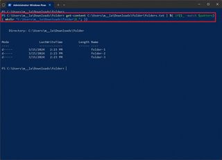PowerShell create multiple folders from text file