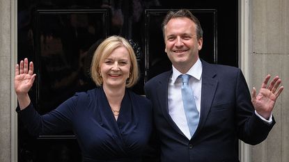 Liz Truss with her husband, Hugh O'Leary