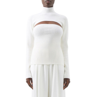 Tom Ford Detachable-sleeve Wool-blend Top, was £790 now £395 | MatchesFashion