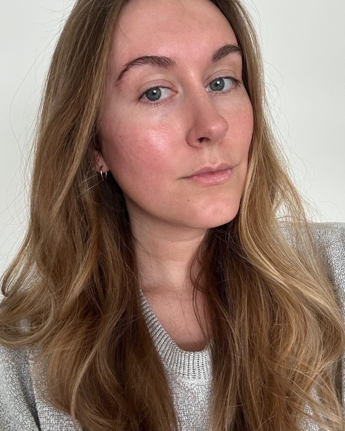 Beauty editor Kaitlyn McLintock after using Laneige Water Bank Aqua Facial Serum