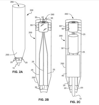 Surface Pen light power patent