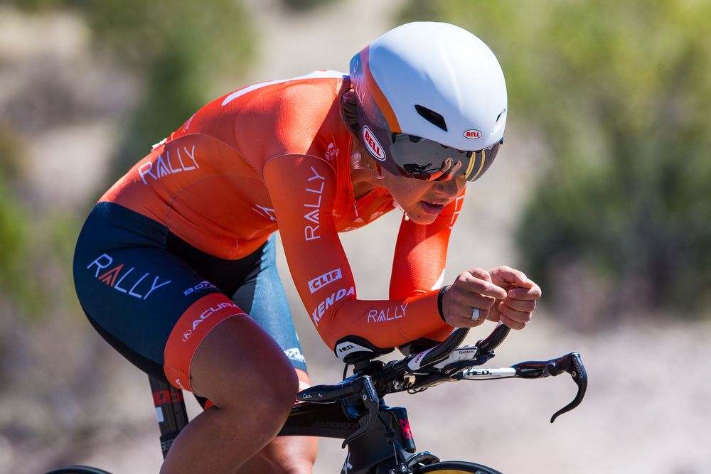 Kirsti Lay (Rally Cycling) during stage 3 of the Tour of The Gila