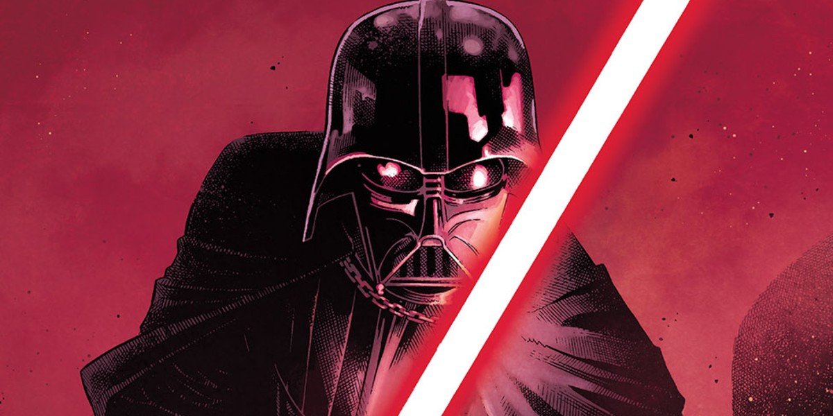 Darth Vader with his lightsaber Marvel Comics