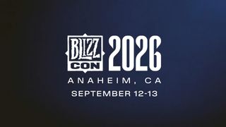 The BlizzCon 2026 logo in white text on a dark blue background, with the location Anaheim, CA and the dates September 12-13 displayed below it.