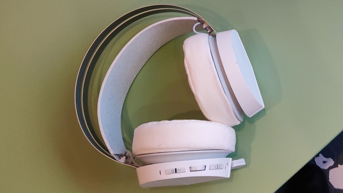 High end Evnia gaming headset close up