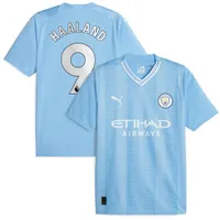 Manchester City Puma Home Shirt 2023/24 with Haaland 9 printing Was £93Now £60.45