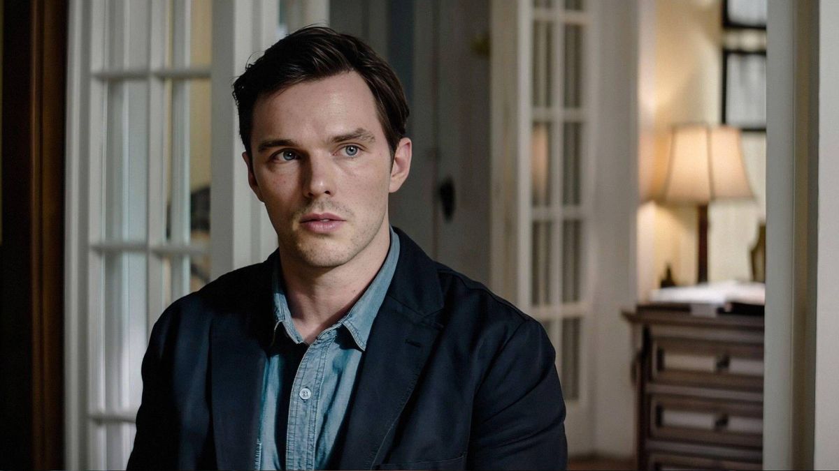 Nicholas Hoult as Justin Kemp in &quot;Juror No. 2&quot;