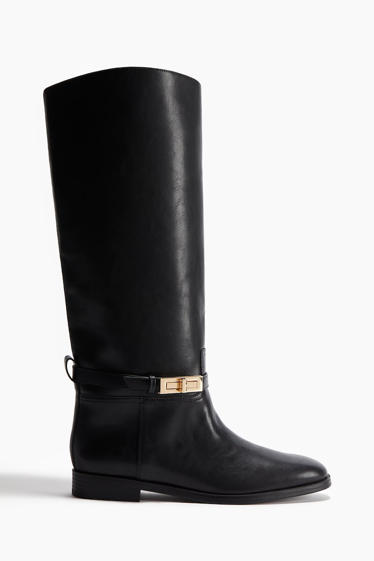 Strap-Detail Boots