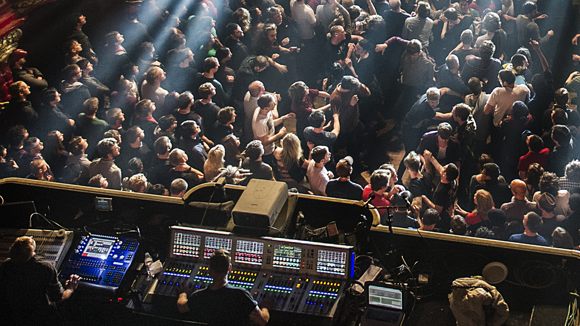 The crowd at a prog gig