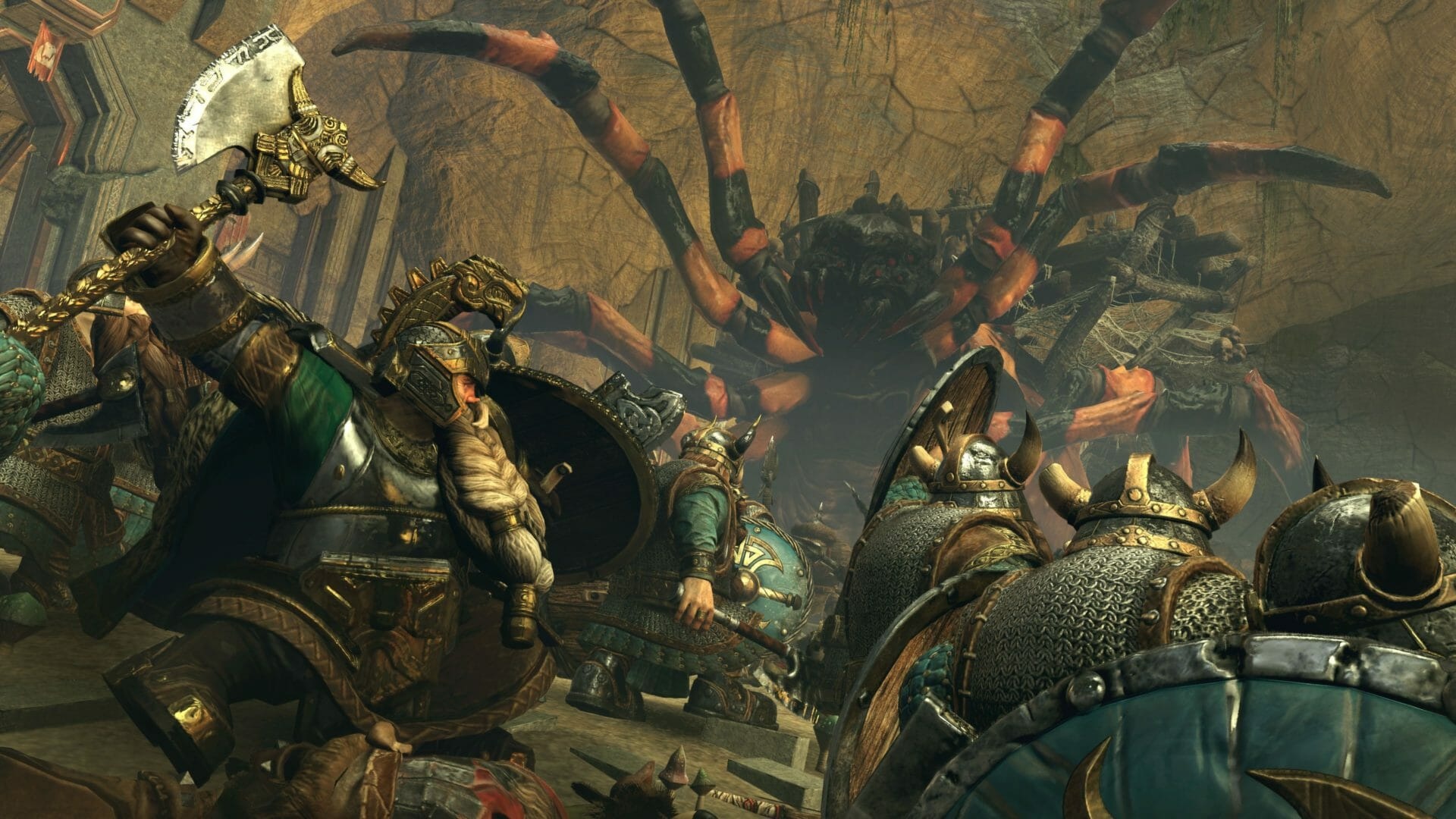 uma imagem no motor de Total War Warhammer