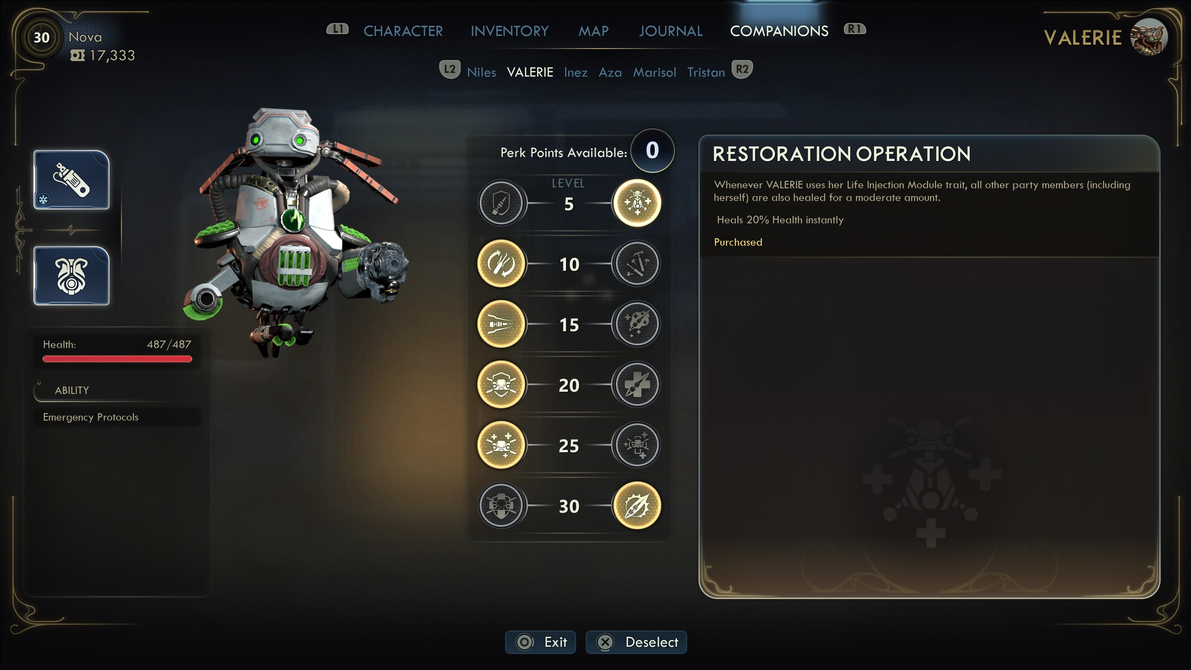 Outer Worlds 2 VALERIE companion