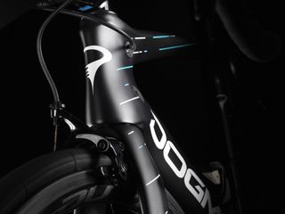 The head tube of the Team Sky F10