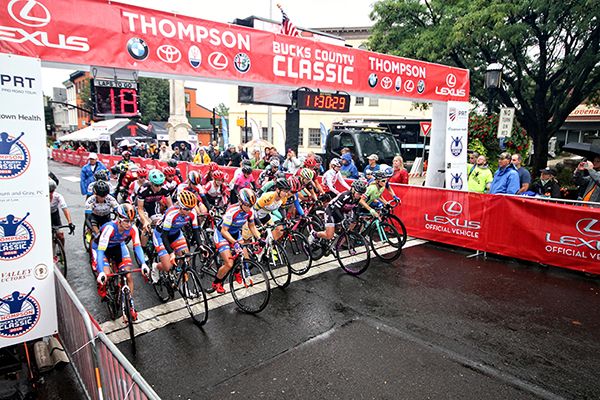 The Women's field starts at today's Thompson Bucks County Classic