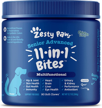 Zesty Paws Senior Advanced Multifunctional Supplement for Dogs
RRP: $35.97 | Save: $25.18 | Now: $10.79 (30%)