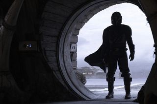 The Mandalorian silhouette