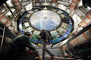The ATLAS experiment at the Large Hadron Collider is one of the machine's two big all-purpose detectors.