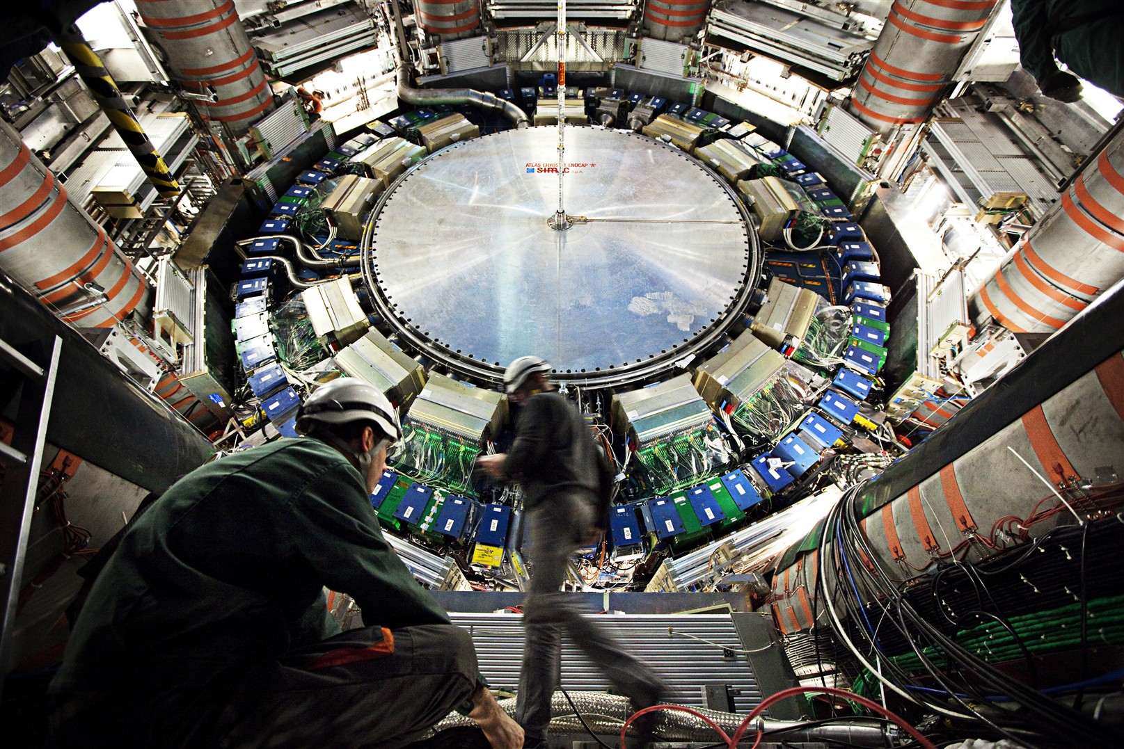 The ATLAS experiment at the Large Hadron Collider is one of the machine&#039;s two big all-purpose detectors.