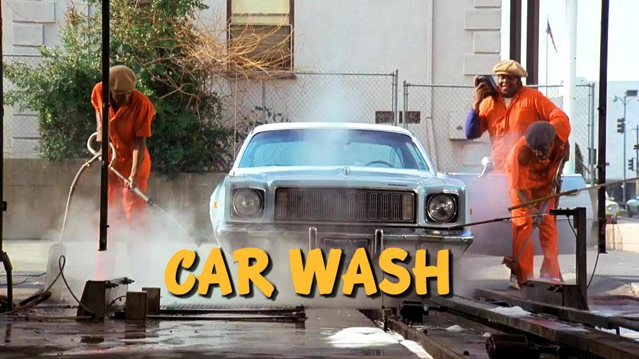 The title shot of Car Wash