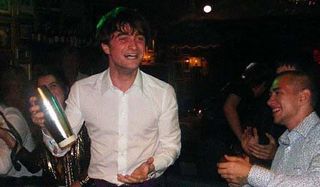 Daniel Radcliffe parties for his 21st birthday