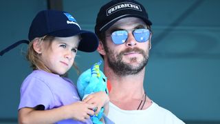 Chris Hemsworth with daughter India Hemsworth