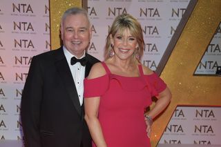 Eamonn Holmes and Ruth Langsford attend the National Television Awards 2020 at The O2 Arena on January 28, 2020