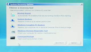 Initiate Windows Complete PC Restore