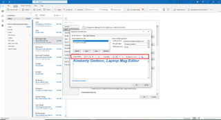 How to change signature in Outlook