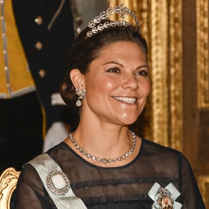 Crown Princess Victoria of Sweden Pairs an H&M Ballgown With a Historic Tiara and Kills It 