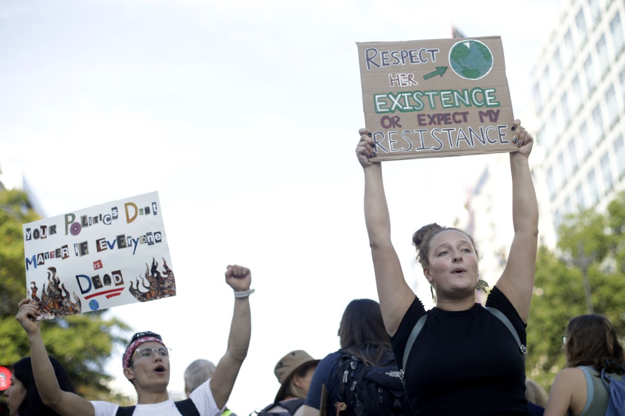 Climate Rally. 