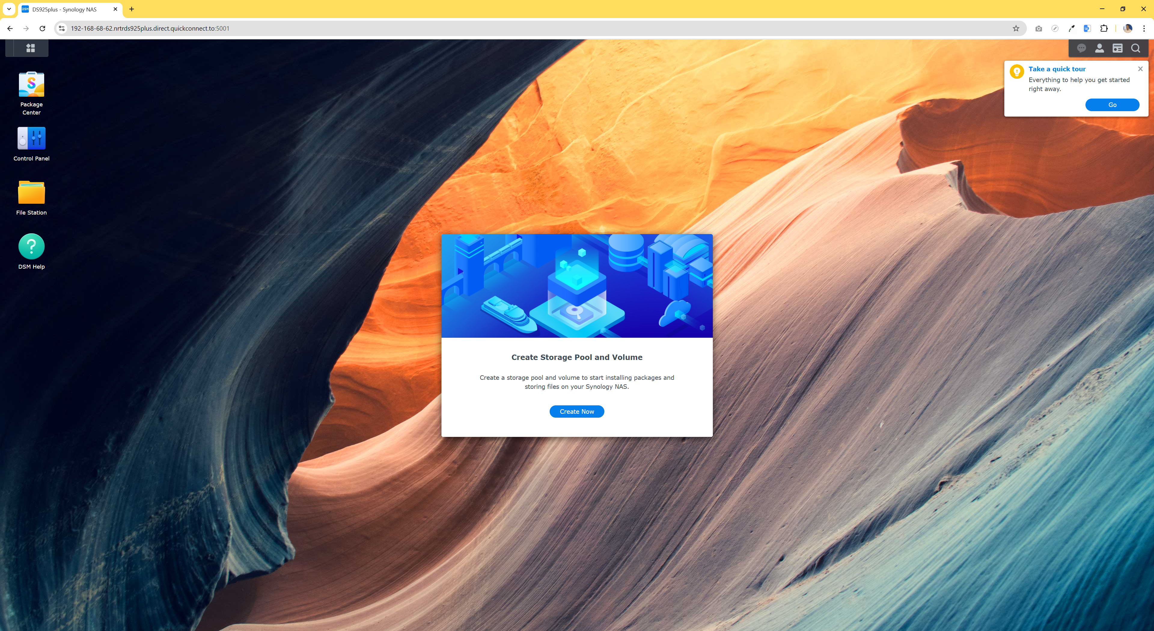 Synology DiskStation DS925+ setup
