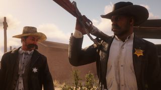 A pair of sheriffs in Red Dead Redemption 2