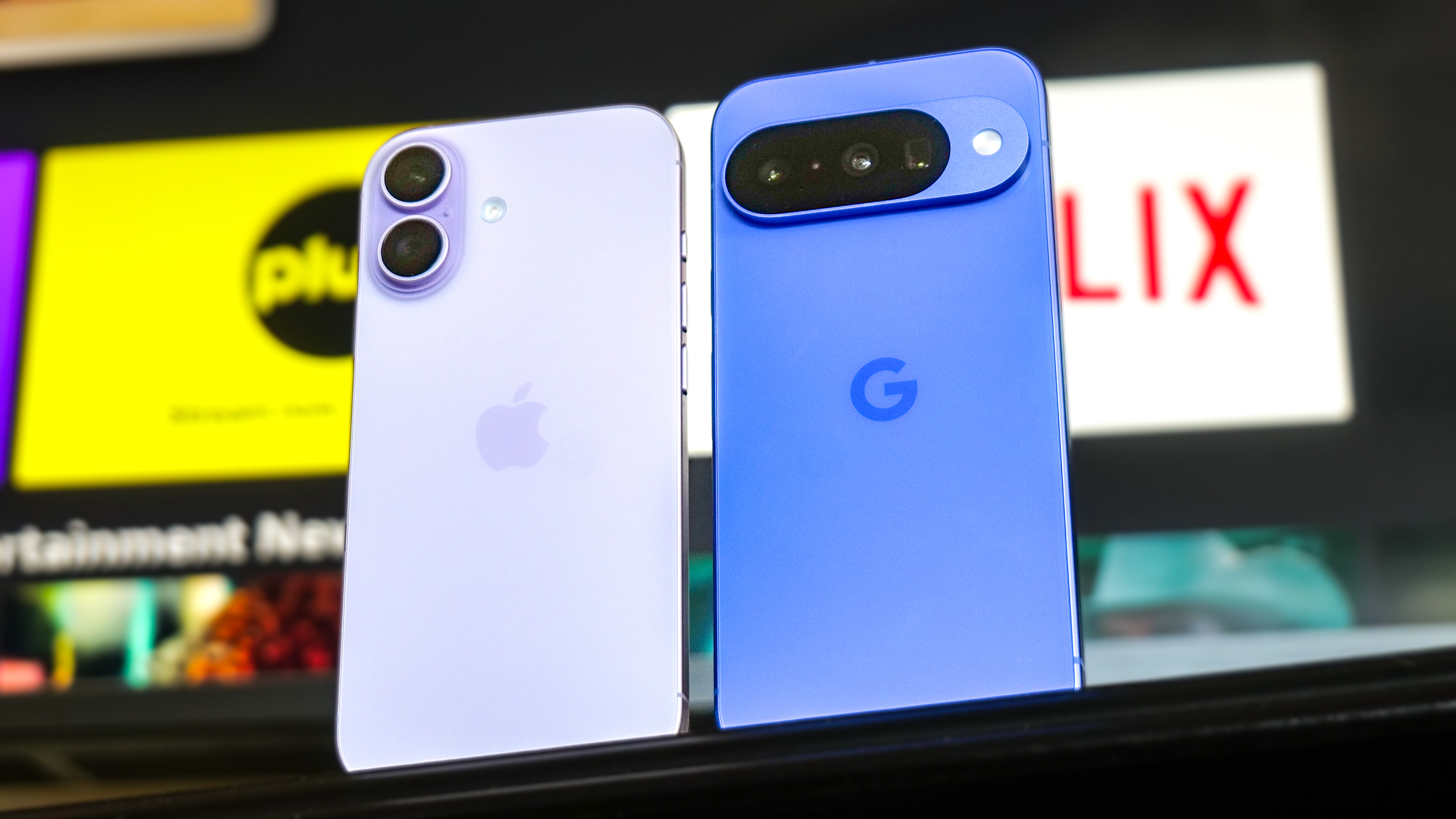 iPhone 17 vs Pixel 10 side by side.