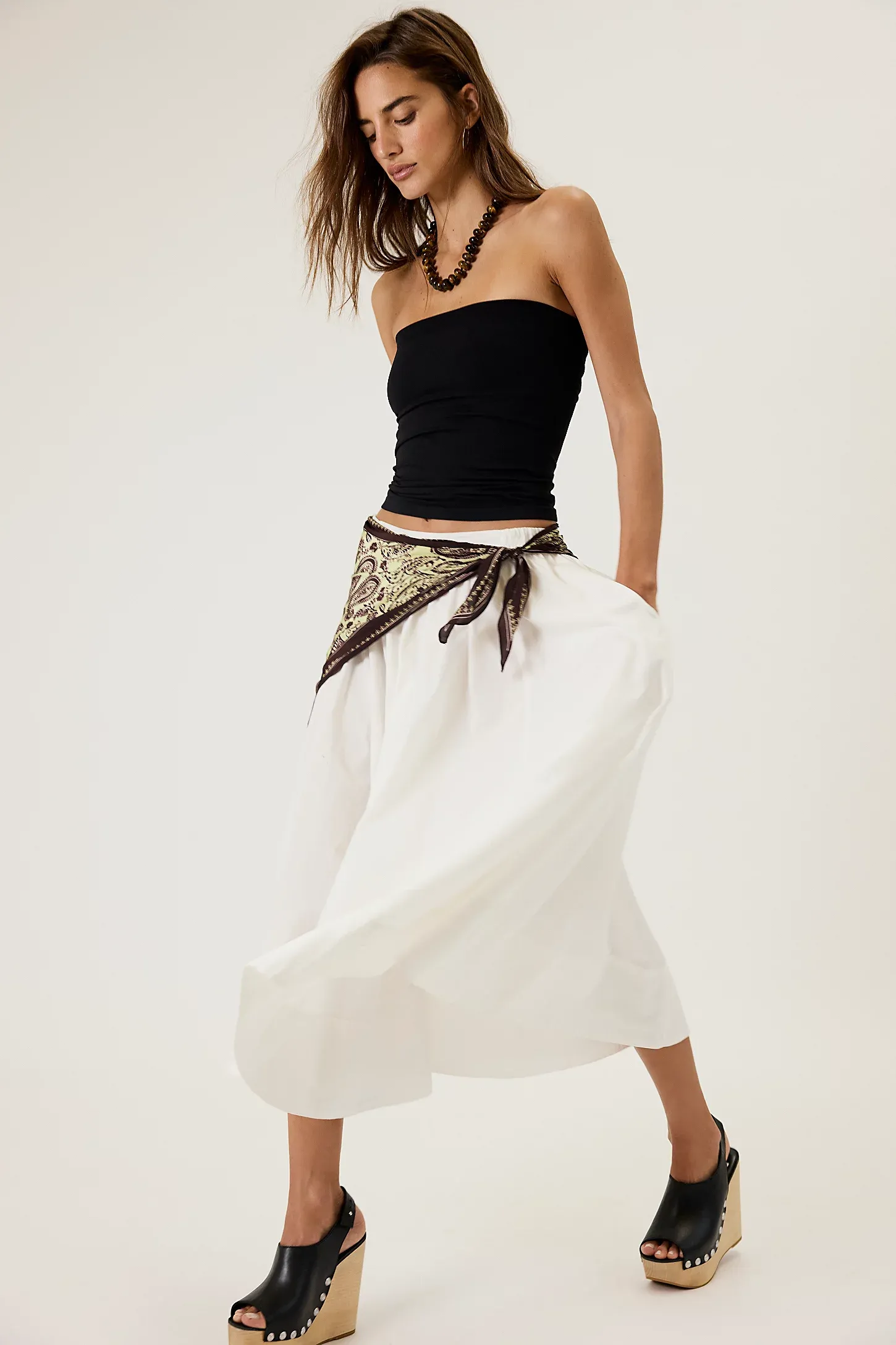 Free People, Lowen Midi Skirt