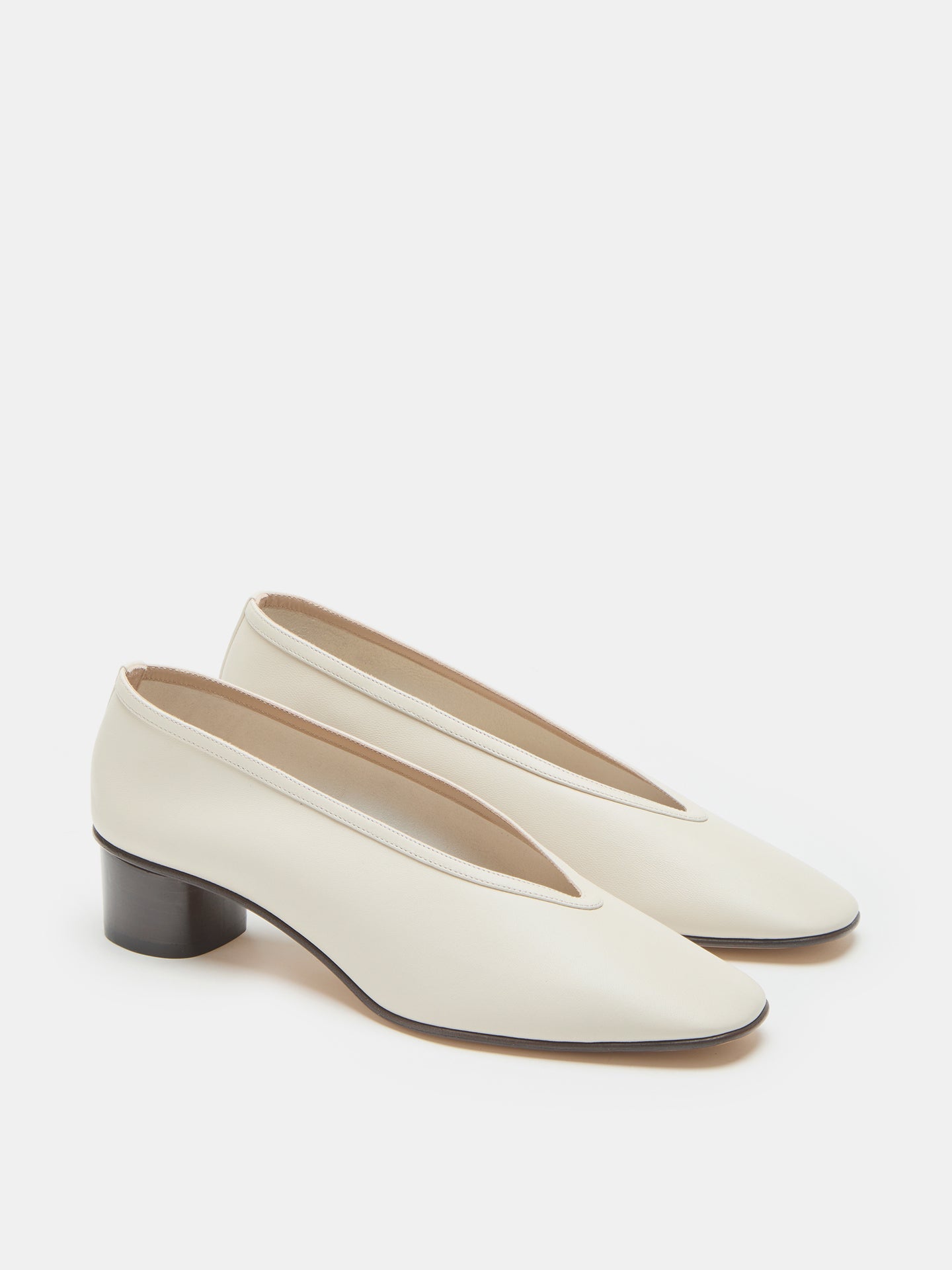 Luna Pump / Ecru Leather