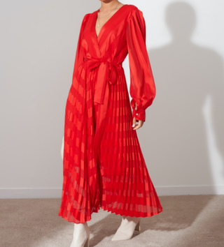 Red midi dress from Forever Unique