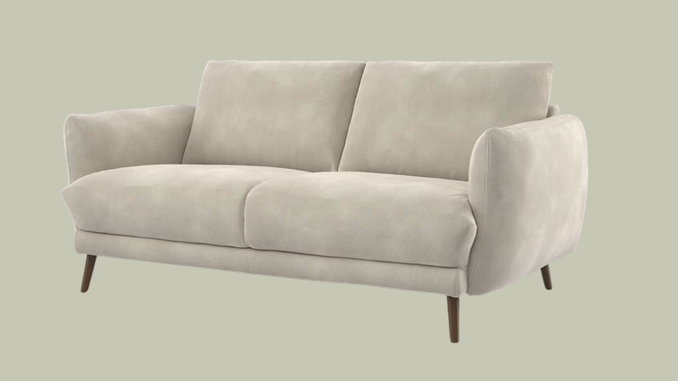 Sofology, Adler Two-Seater Sofa in Lifestyle Mottled Fabric Marble