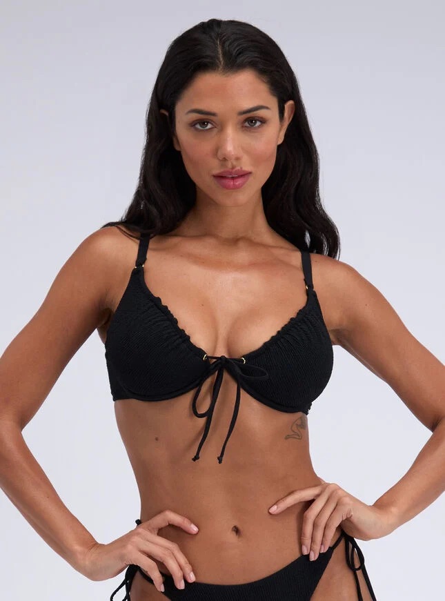 Boux Avenue, Ibiza Crinkle Plunge Bikini Top
