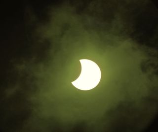 Amateur astronomer Kalani Pokipala of Honolulu, HI, sent in a photo of the annular solar eclipse of May 9, 2013.