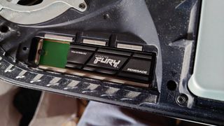 Kingston Fury Renegade SSD en la PS5