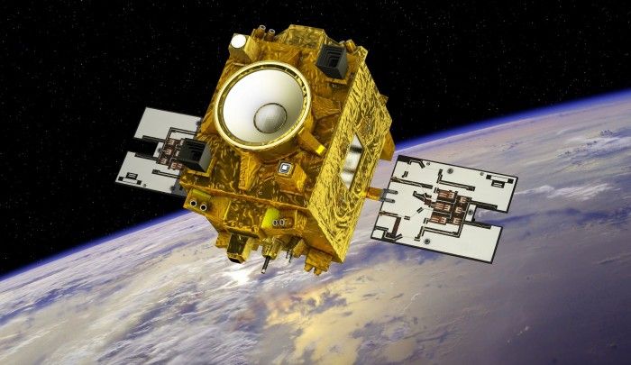 Scientists tested Galileo and Einstein&#039;s theories by dropping two objects inside this satellite named MICROSCOPE (artist&#039;s impression).