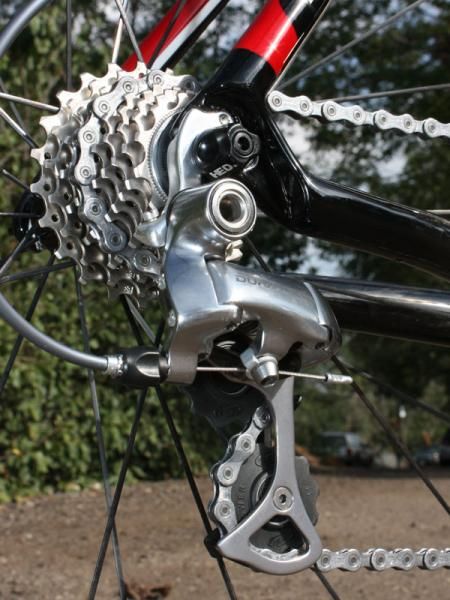 A replaceable hanger is a must-have in 'cross where crashes are a given