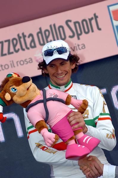 Stage winner Filippo Pozzato (Katusha) on the podium