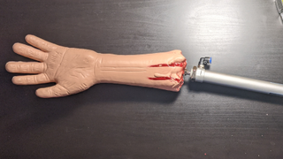 Raspberry Pi-powered Zombie Arm