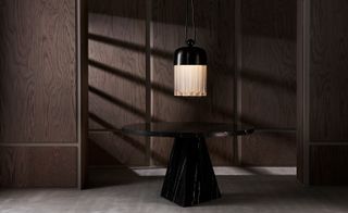 Gapparatus Portal Marble Dining Table And Tassel 19 In Situ