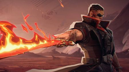 Marvel Rivals Season 3 Blade holding out flaming sword