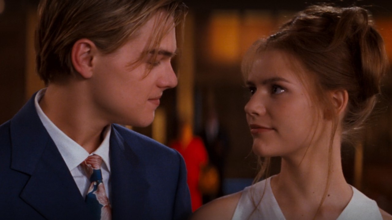 Leonardo DiCaprio and Claire Danes in Romeo + Juliet