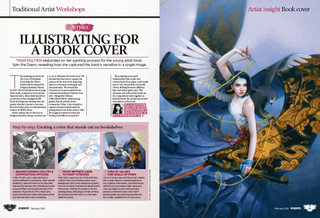 ImagineFX magazine spread